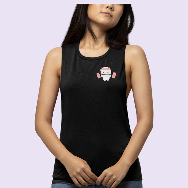 Flexy femmes Bubu  Bear: Aesthetic  Muscle Tank