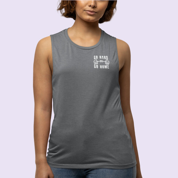 Flexy femmes Go Hard:  Aesthetic  Muscle Tank