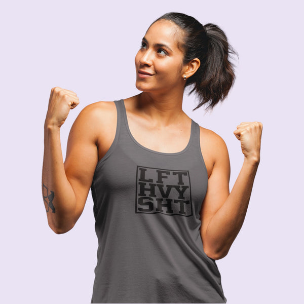 Goddess Lift Heavy, Train Hard: Racerback Tank